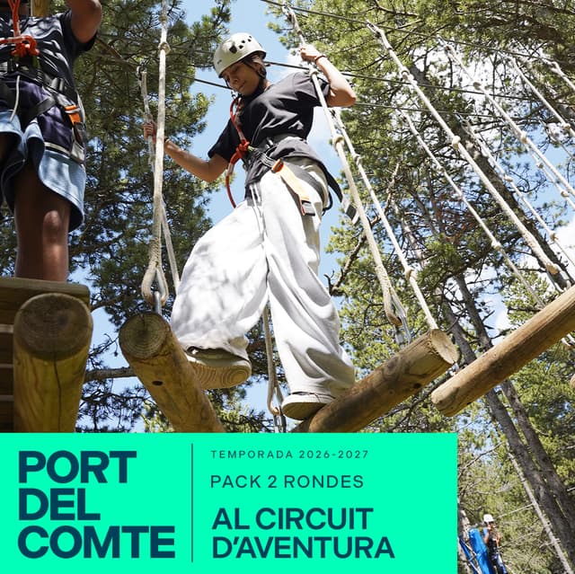 PARQUE DE AVENTURA PORT DEL COMTE - PACK BABY
